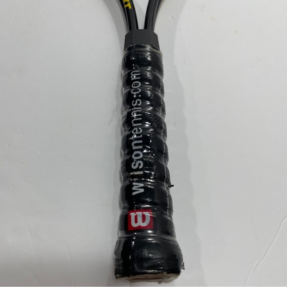 Wilson Titanium Soft Shock Tennis Racquet Matchpoint Black & Yellow Match Point - Picture 5 of 14